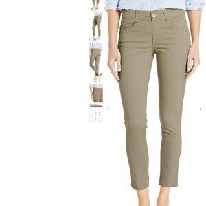 Democracy "Ab"solution Colored Ankle Skimmer Pants Laurel Oak Green Size 16